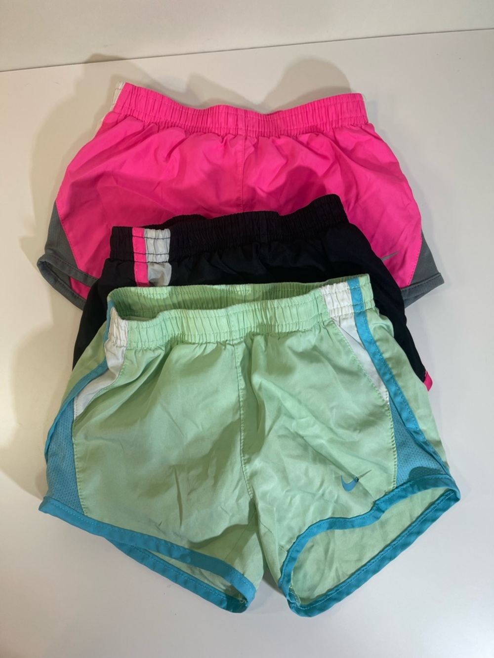 Nike DRI-FIT Lined Shorts Girls 2/3t Lot of 3 Active Wear Toddler Athletic